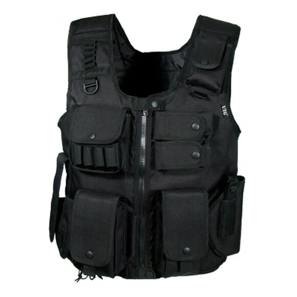 UTG Mens One Size Police Tactical Law Enforcement Vest Adjustable Hunting - Picture 5 of 12